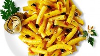 Klassisk vegetarisk Italiensk pastarätt fylld med goda smaker